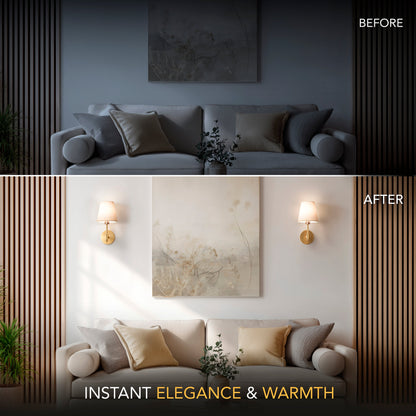 MODERNE DRAHTLOSE WANDLEUCHTEN (SET AUS 2)