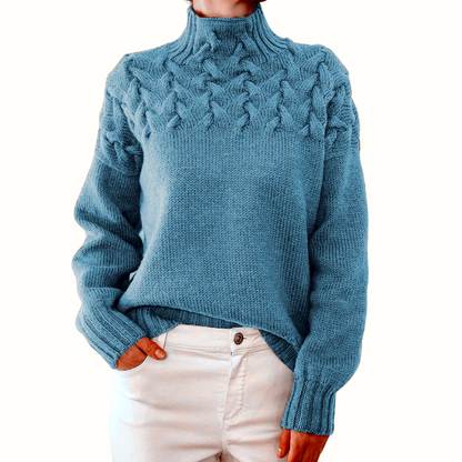 Elena | Warmer Strickrollkragenpullover