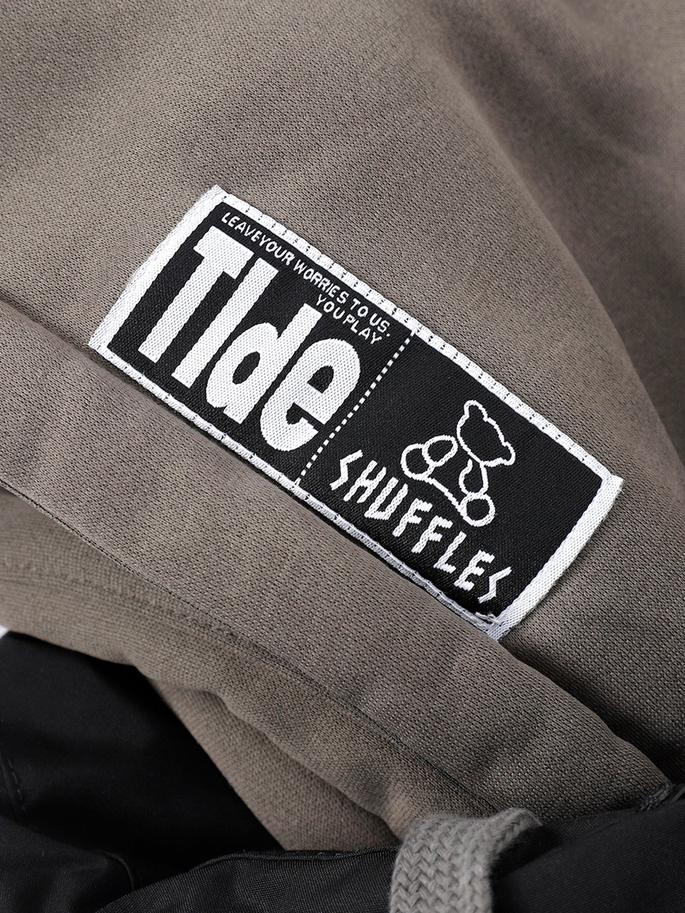 2 in 1 Kontrast Kapuzen Steppmantel