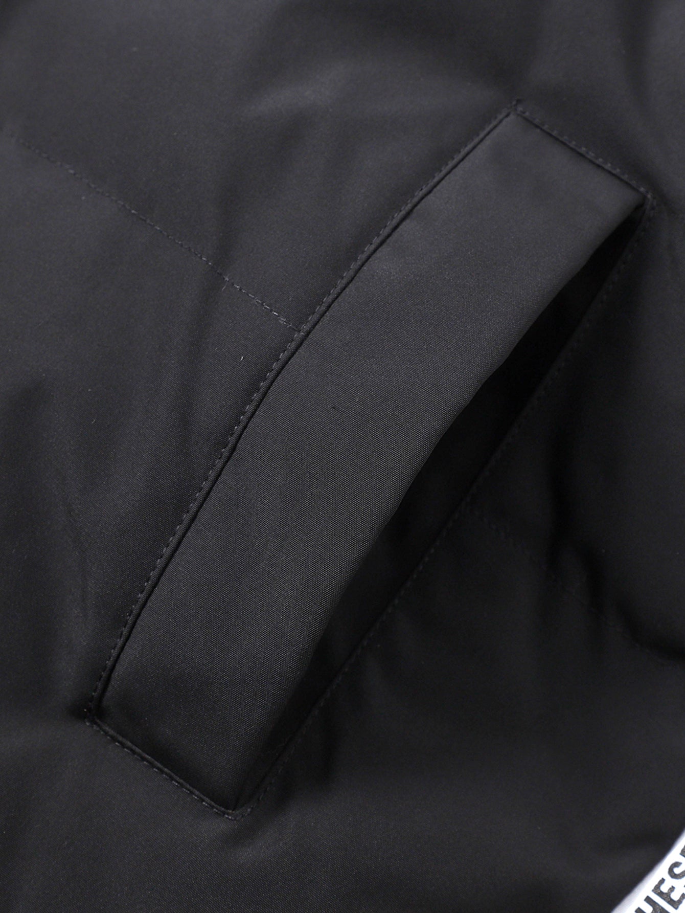 2-in-1 Kontrast Kapuzen Steppjacke