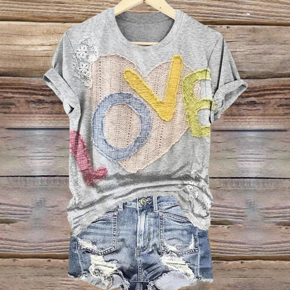 FRANZILIE I VINTAGE-T-SHIRT MIT KURZARM