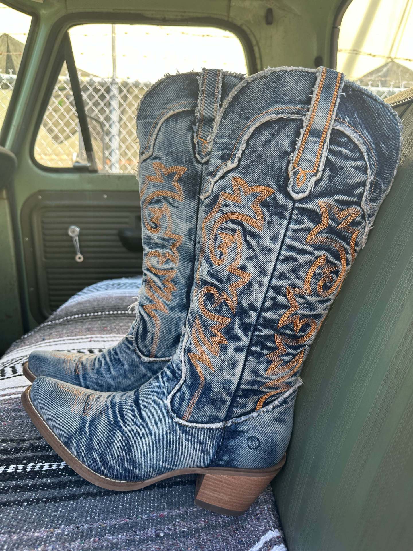 Dakota™ | Denim Western Stiefel