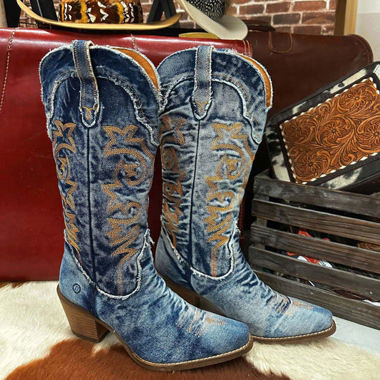 Dakota™ | Denim Western Stiefel