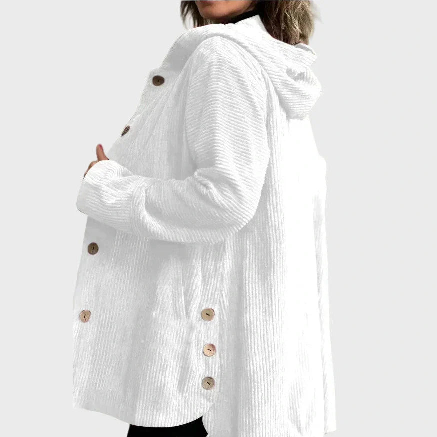 Indie | Cordjacke mit Kapuze