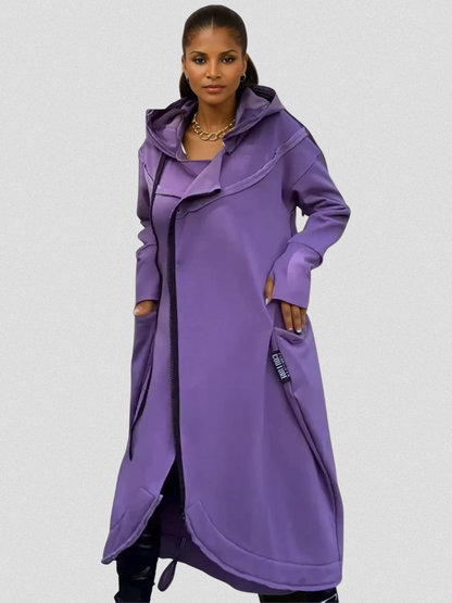 EVELISSE LANGER ZIP-HOODIE