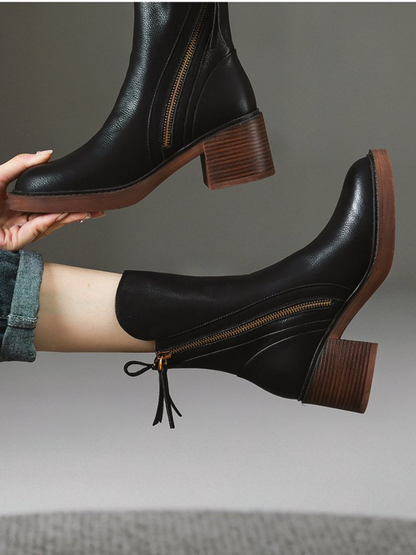 BARBARA BLOCKABSATZ STIEFELETTEN