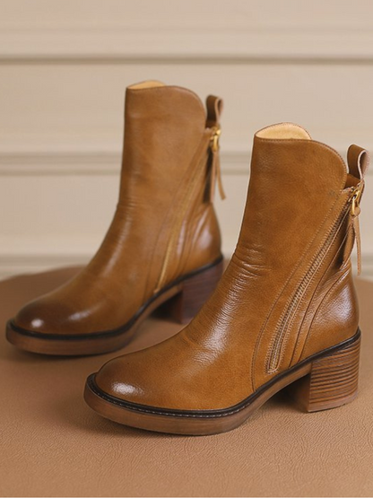 BARBARA BLOCKABSATZ STIEFELETTEN