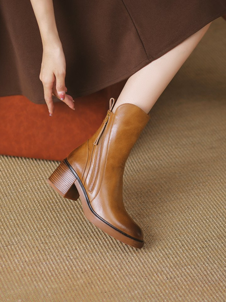 BARBARA BLOCKABSATZ STIEFELETTEN