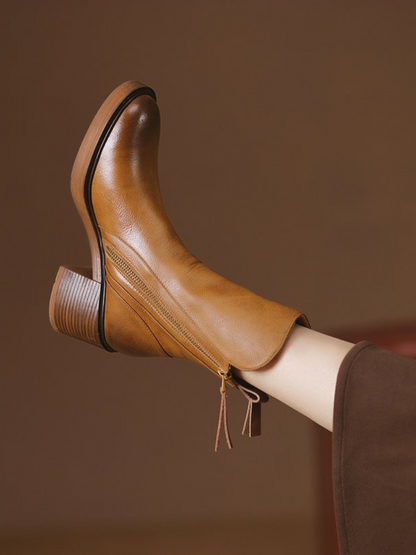 BARBARA BLOCKABSATZ STIEFELETTEN