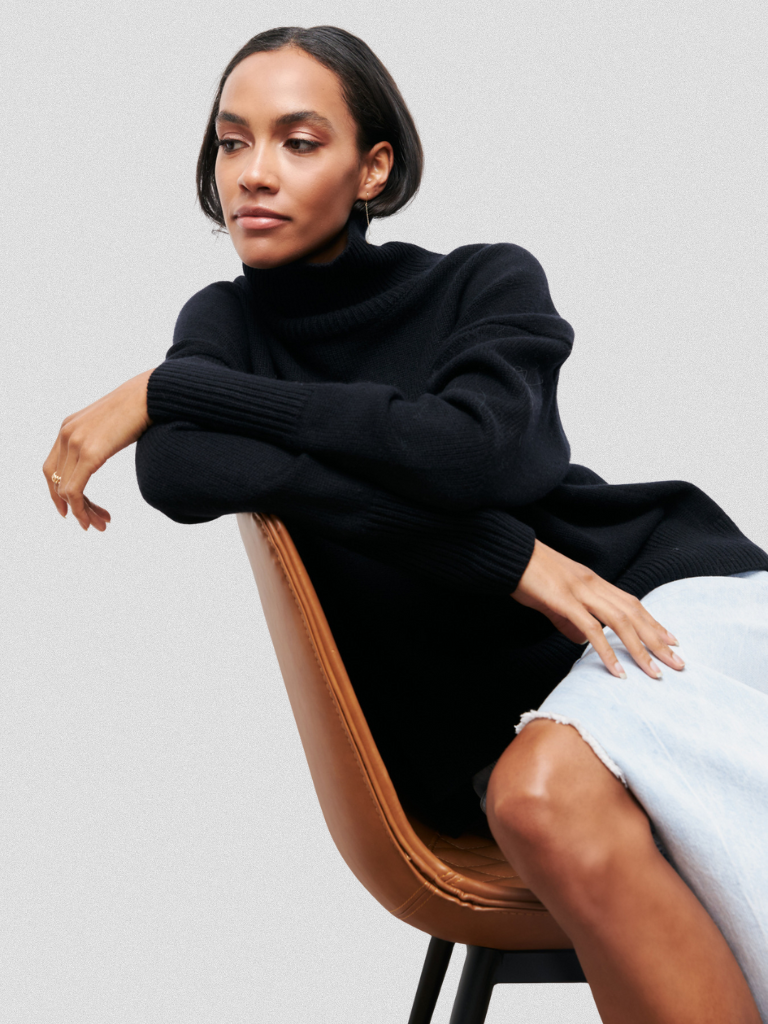 ELENA HOCHKRAGEN STRICKPULLOVER