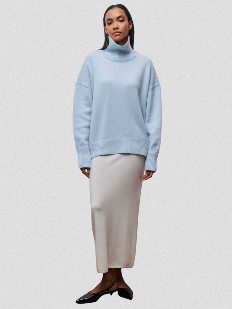 ELENA HOCHKRAGEN STRICKPULLOVER