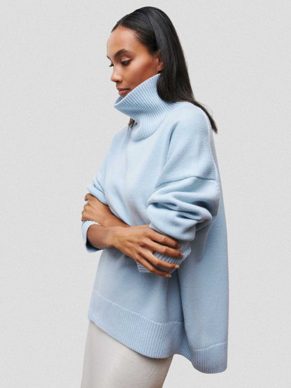 ELENA HOCHKRAGEN STRICKPULLOVER