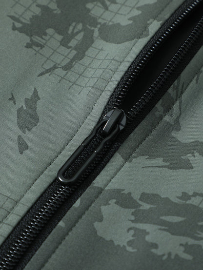 Baseballjacke in Tarnfarben