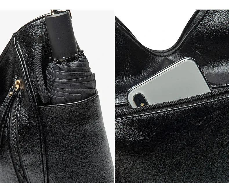 Lina - Luxuriöse Lederhandtasche