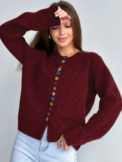 Noelle™ - Cardigan mit Knopfdetails