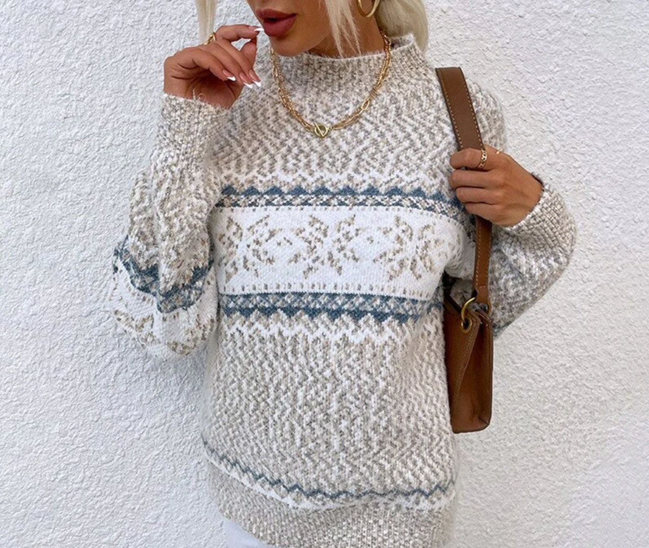 Bella - Rollkragenweicher Pullover
