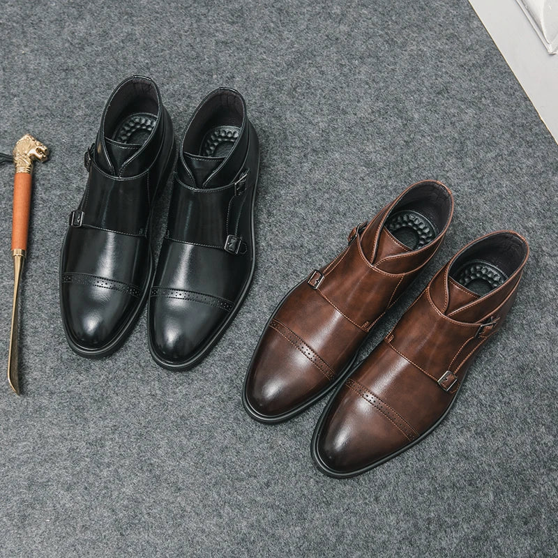 Héctor | Doppelte Monk Strap Stiefel