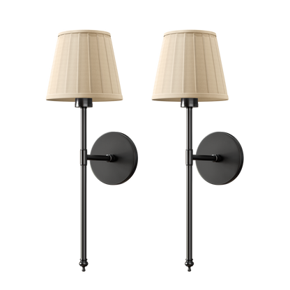 DRAHTLOSE FALTENWANDLEUCHTEN (SET AUS 2)