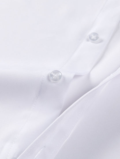 Langärmliges Button-Up Hemd