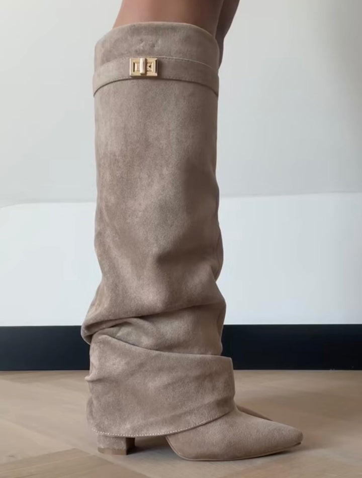 Khaki Stiefel