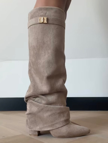 Khaki Stiefel