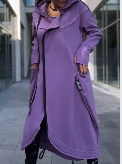 EVELISSE LANGER ZIP-HOODIE