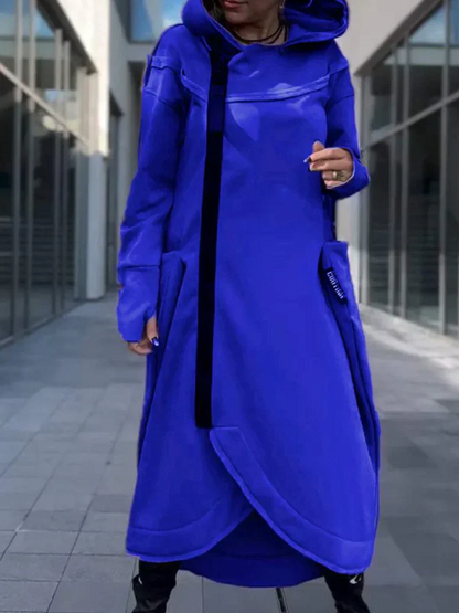 EVELISSE LANGER ZIP-HOODIE