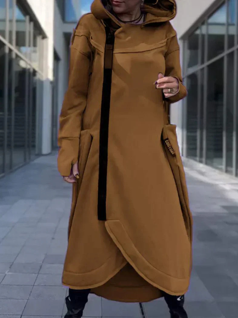 EVELISSE LANGER ZIP-HOODIE