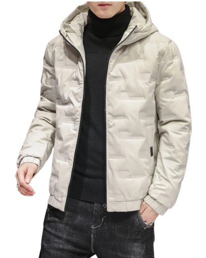 Elegante Herren-Pufferjacke