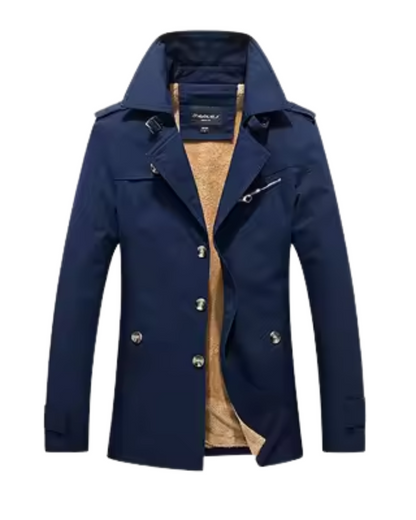 Eleganter gepolsterter Trenchcoat