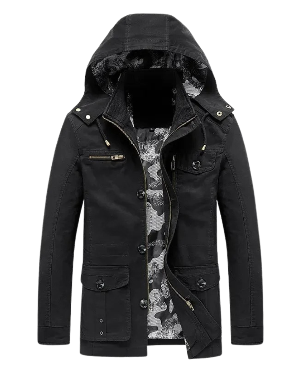 Elegante Multi-Pocket-Jacke