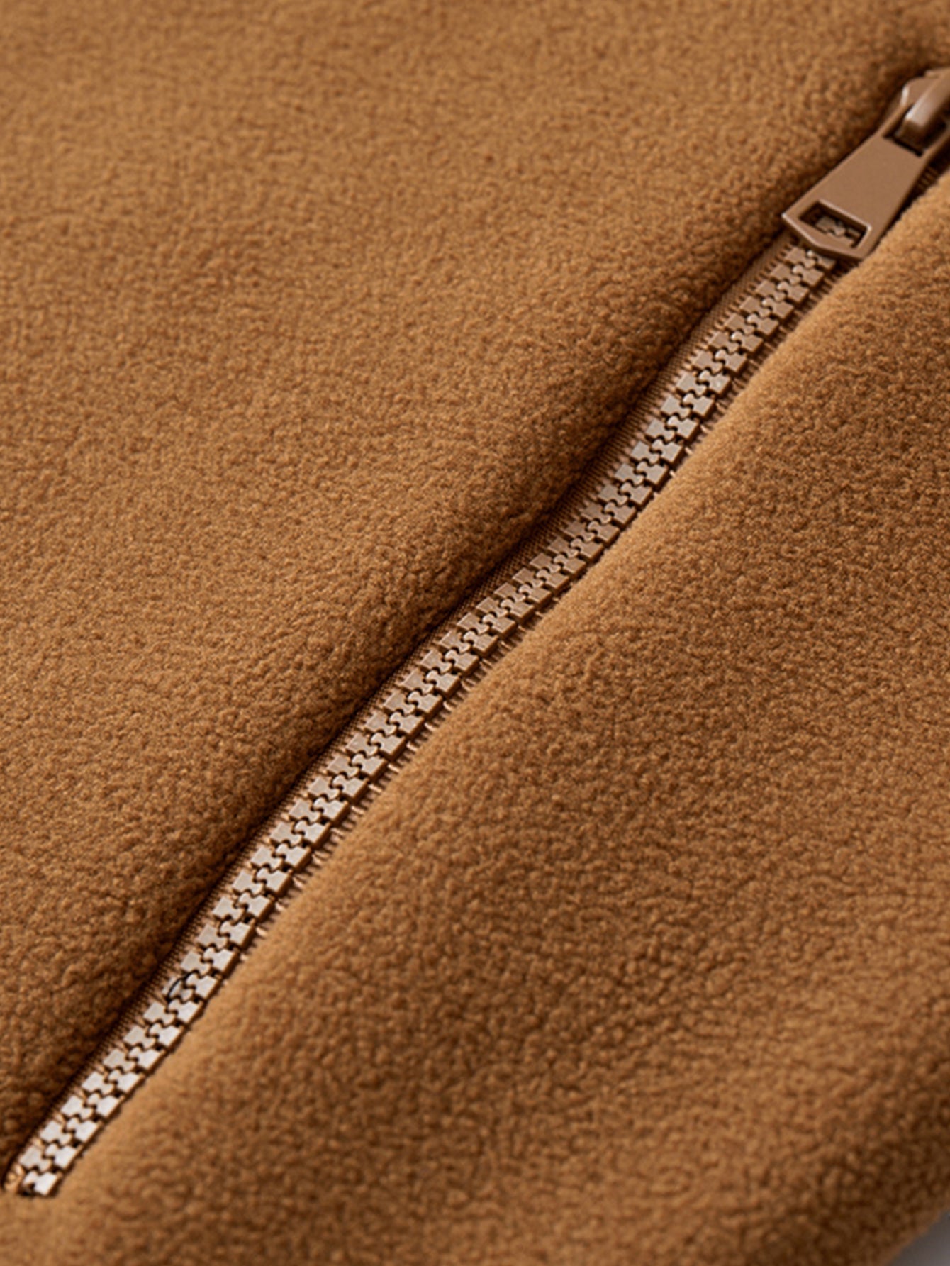 Teddy gefütterte Fleecejacke mit Kapuze