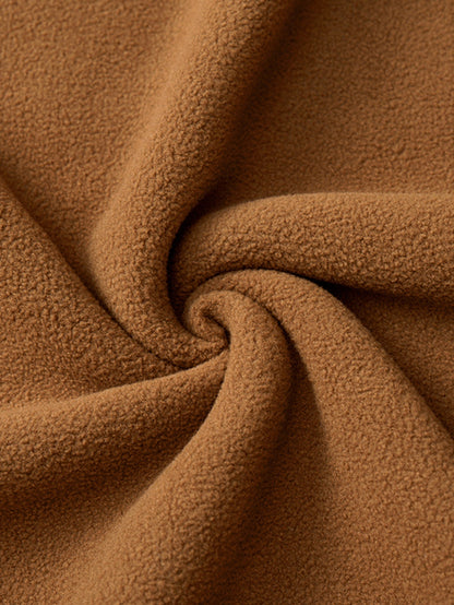 Teddy gefütterte Fleecejacke mit Kapuze