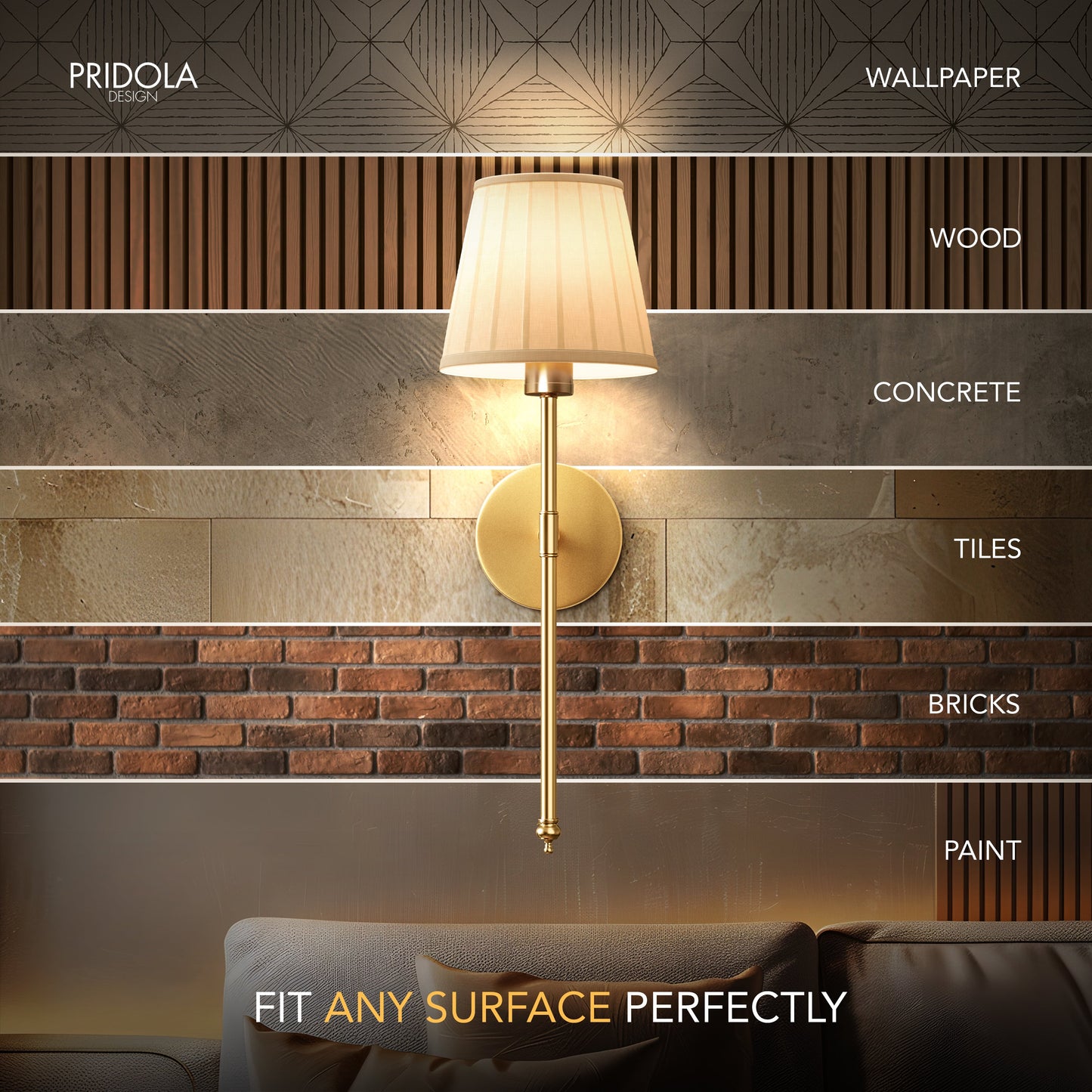 DRAHTLOSE FALTENWANDLEUCHTEN (SET AUS 2)