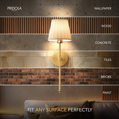 DRAHTLOSE FALTENWANDLEUCHTEN (SET AUS 2)