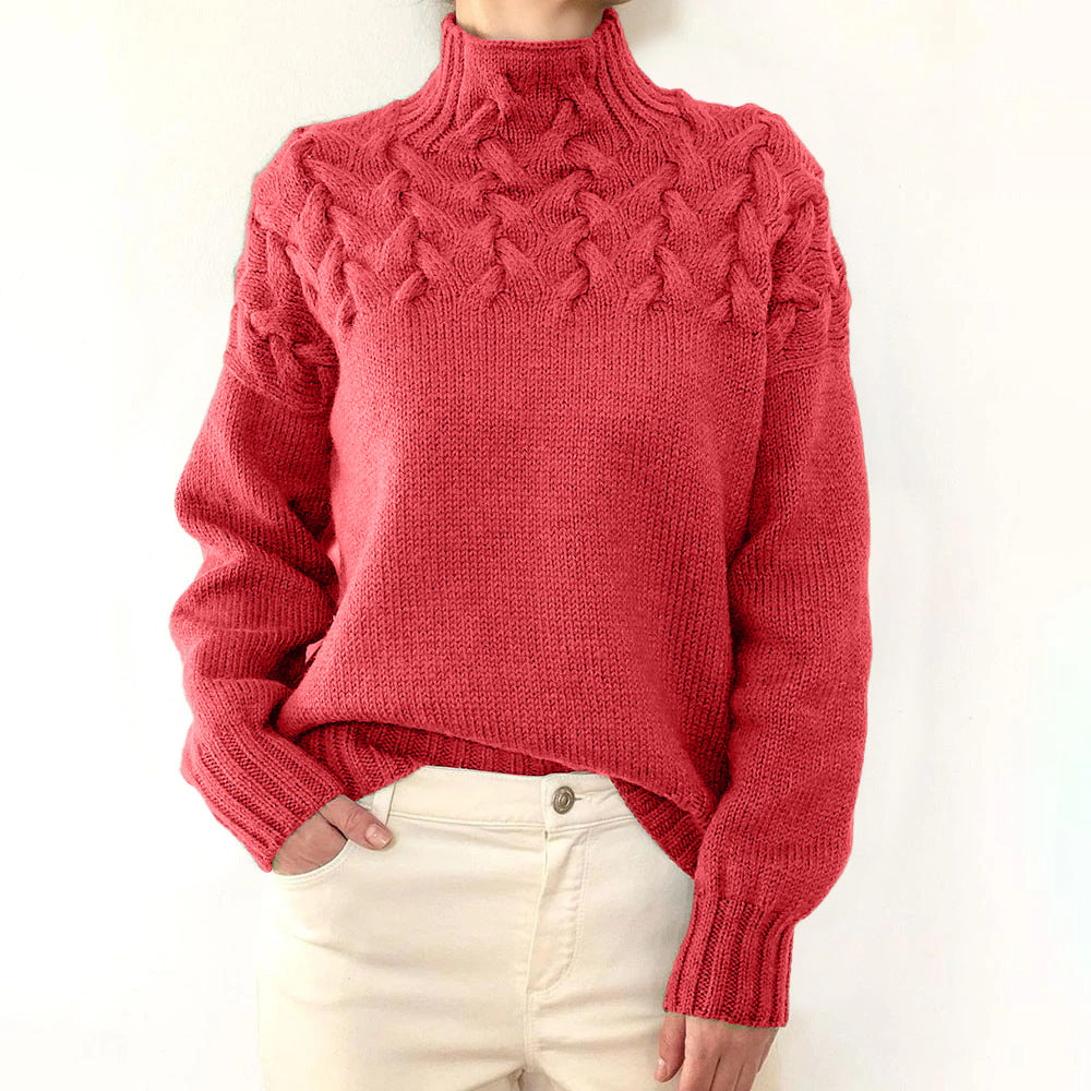 Elena | Warmer Strickrollkragenpullover