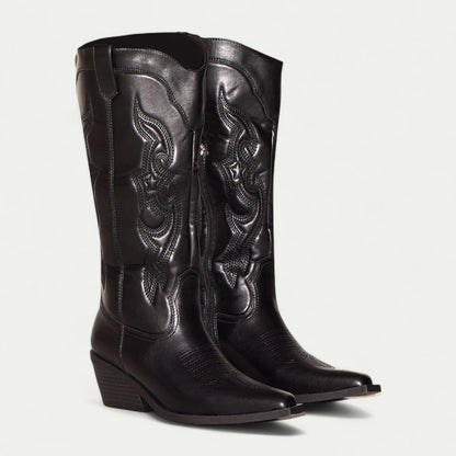 Western Stiefel für Frauen - Knöchelhoch - Spitz