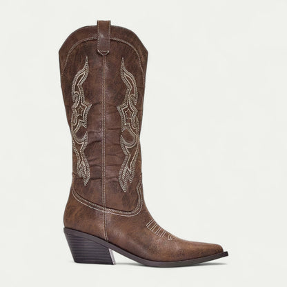 Western Stiefel für Frauen - Knöchelhoch - Spitz