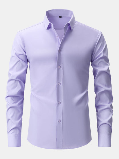 Langärmliges Button-Up Hemd