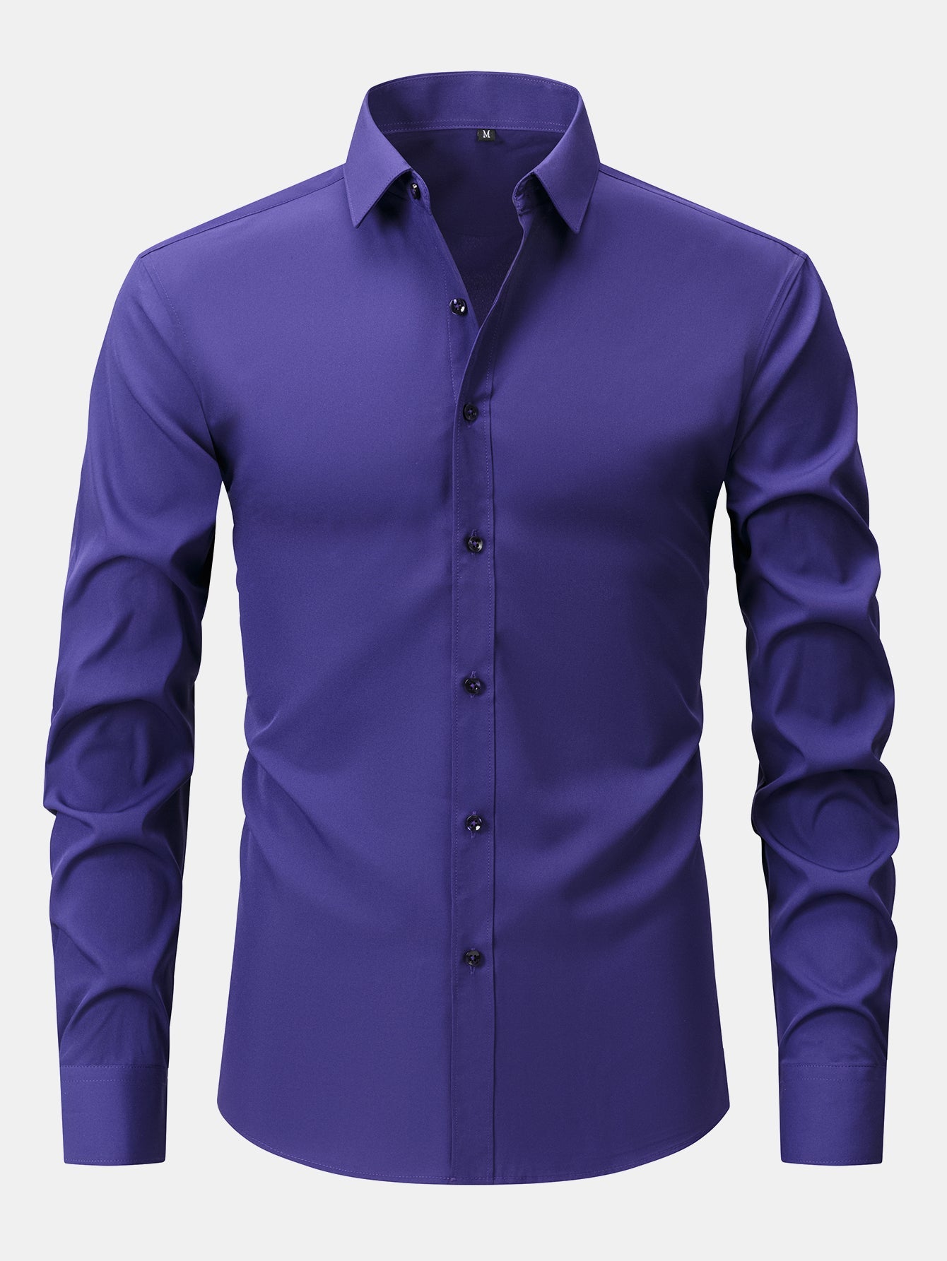 Langärmliges Button-Up Hemd