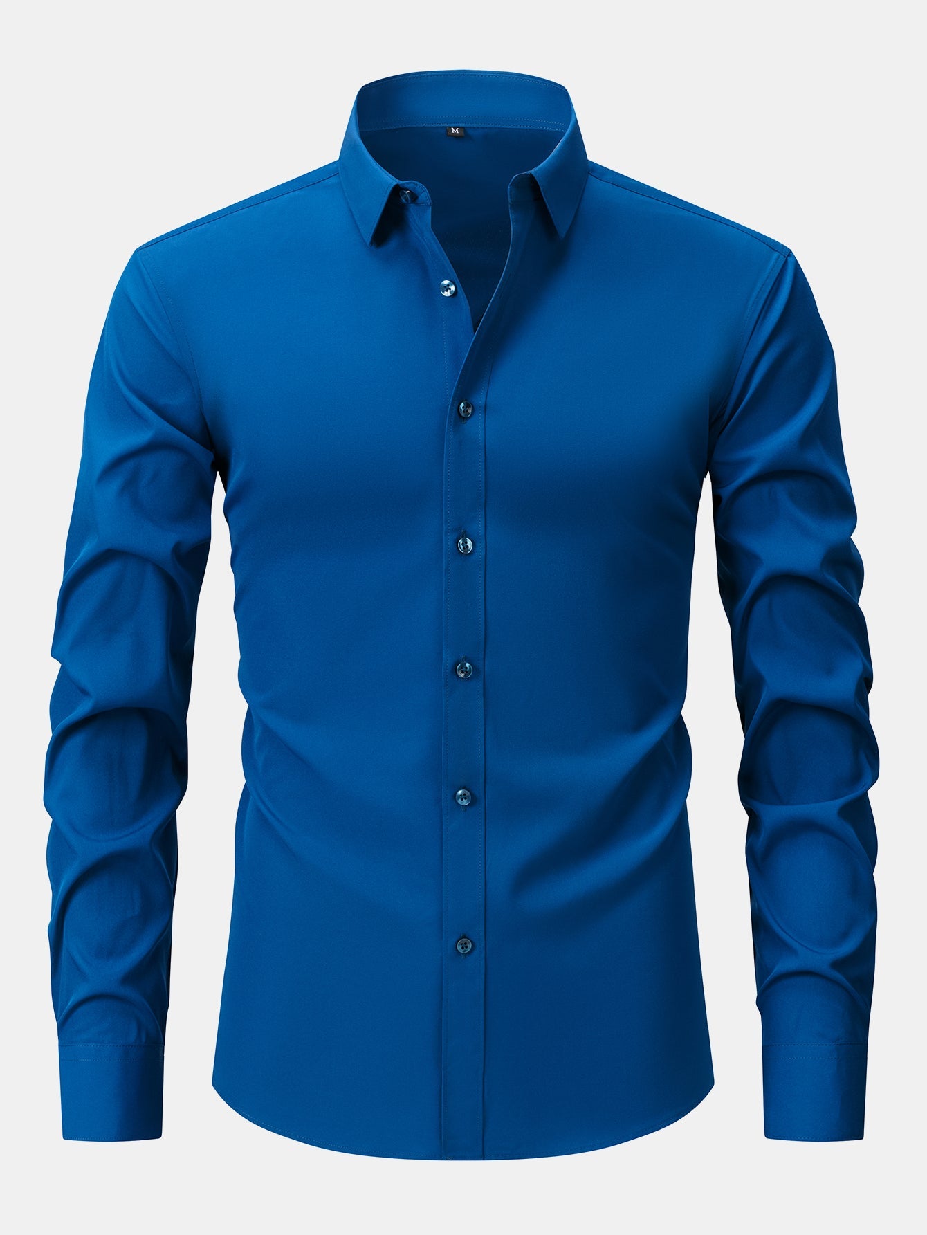 Langärmliges Button-Up Hemd