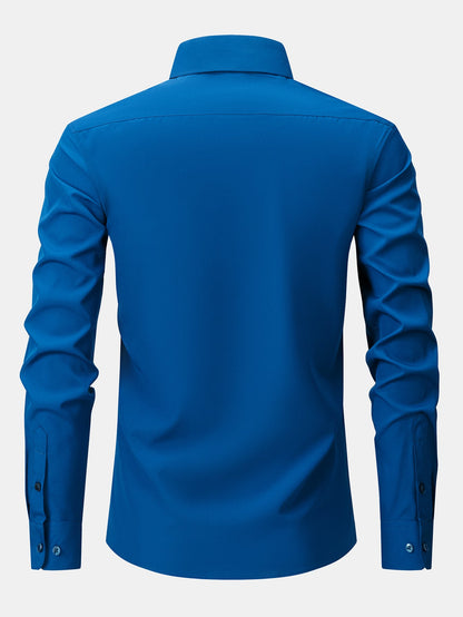 Langärmliges Button-Up Hemd