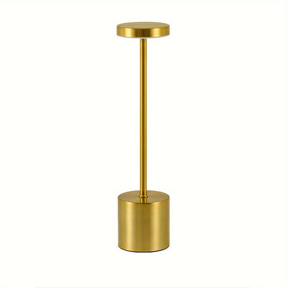 Metall-Touch Tischlampe mit Akku & USB – dimmbar, moderne Farbtemperaturen