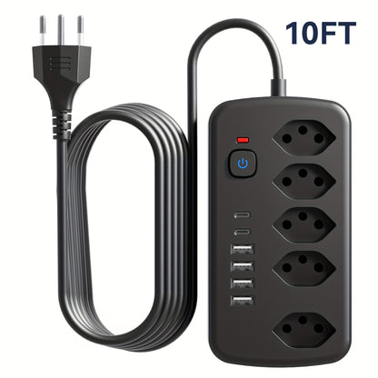 USB & AC Steckdosenleiste 11-in-1 – ideal für Zuhause, Büro & Studentenwohnheim