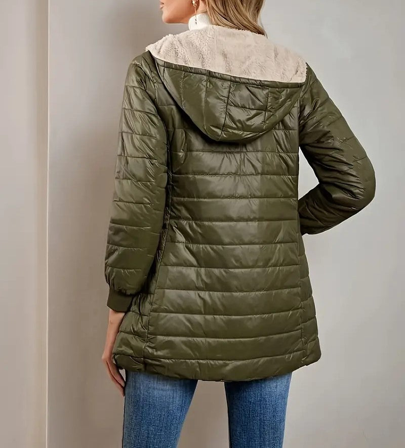 Alyssa™ - Bequeme lässige thermische lange Jacke