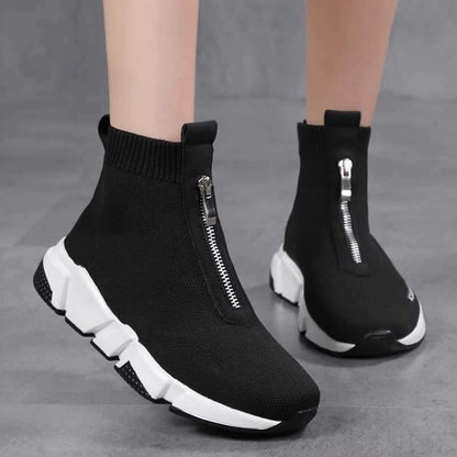 Damen Freizeit Socken Stiefel