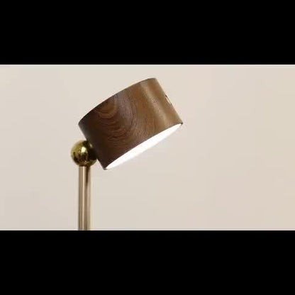 Kabellose LED Holz Wandleuchte – Touchsteuerung & Dimmbar für Schlafzimmer & Wohnzimmer