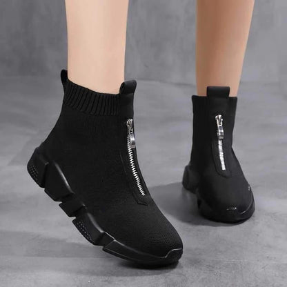 Damen Freizeit Socken Stiefel