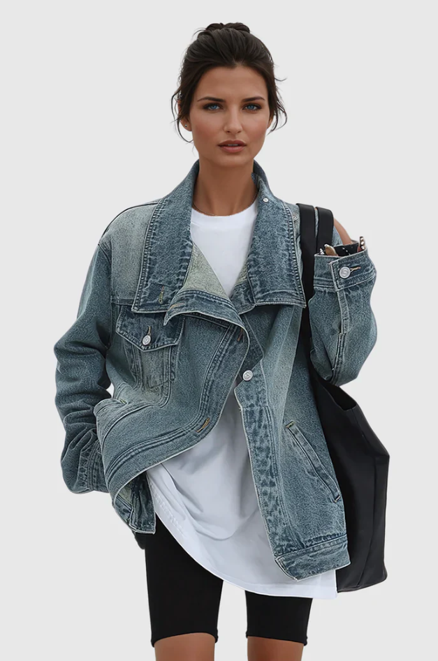 BELLA | KÜNSTLERISCHE DENIMJACKE