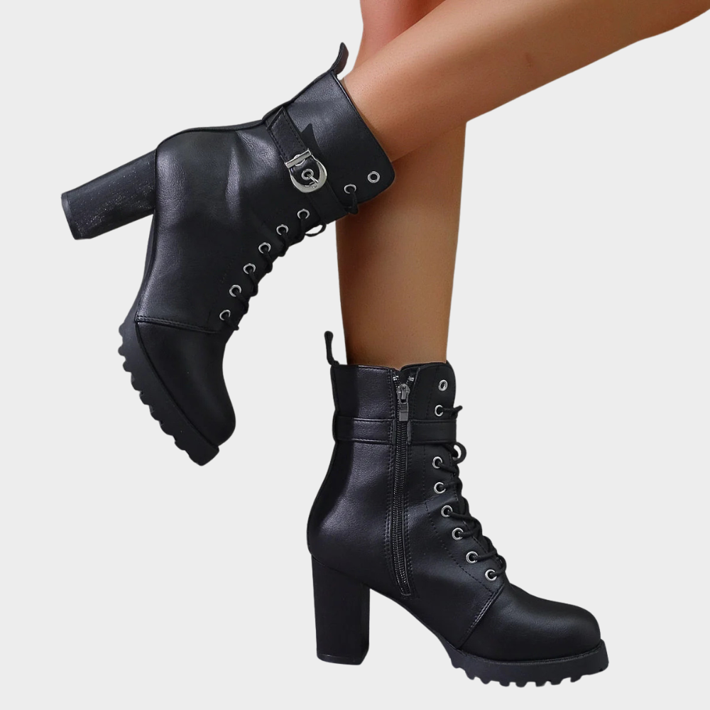 Quinn | Ankle Boots mit ausgestelltem Absatz